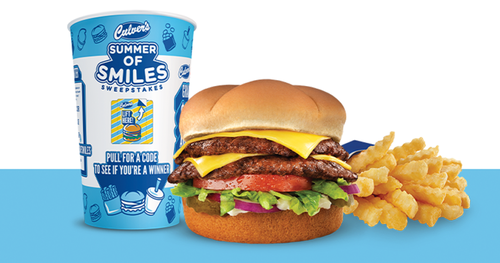 Culver’s and Coke Summer of Smiles Sweepstakes and Instant Win Game