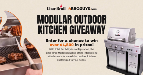 Char-Broil x BBQ Guys Modular Outdoor Kitchen Giveaway
