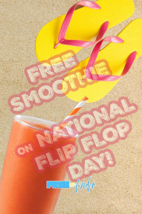 FREE Tropical Smoothie on National Flip Flop Day (5/31) | FreeBFinder.com